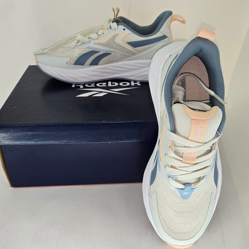 Reebok Verse Womens Running Shoes Grey Blue Peach AR30283W-SLO Size 6 NWT - Picture 4 of 16